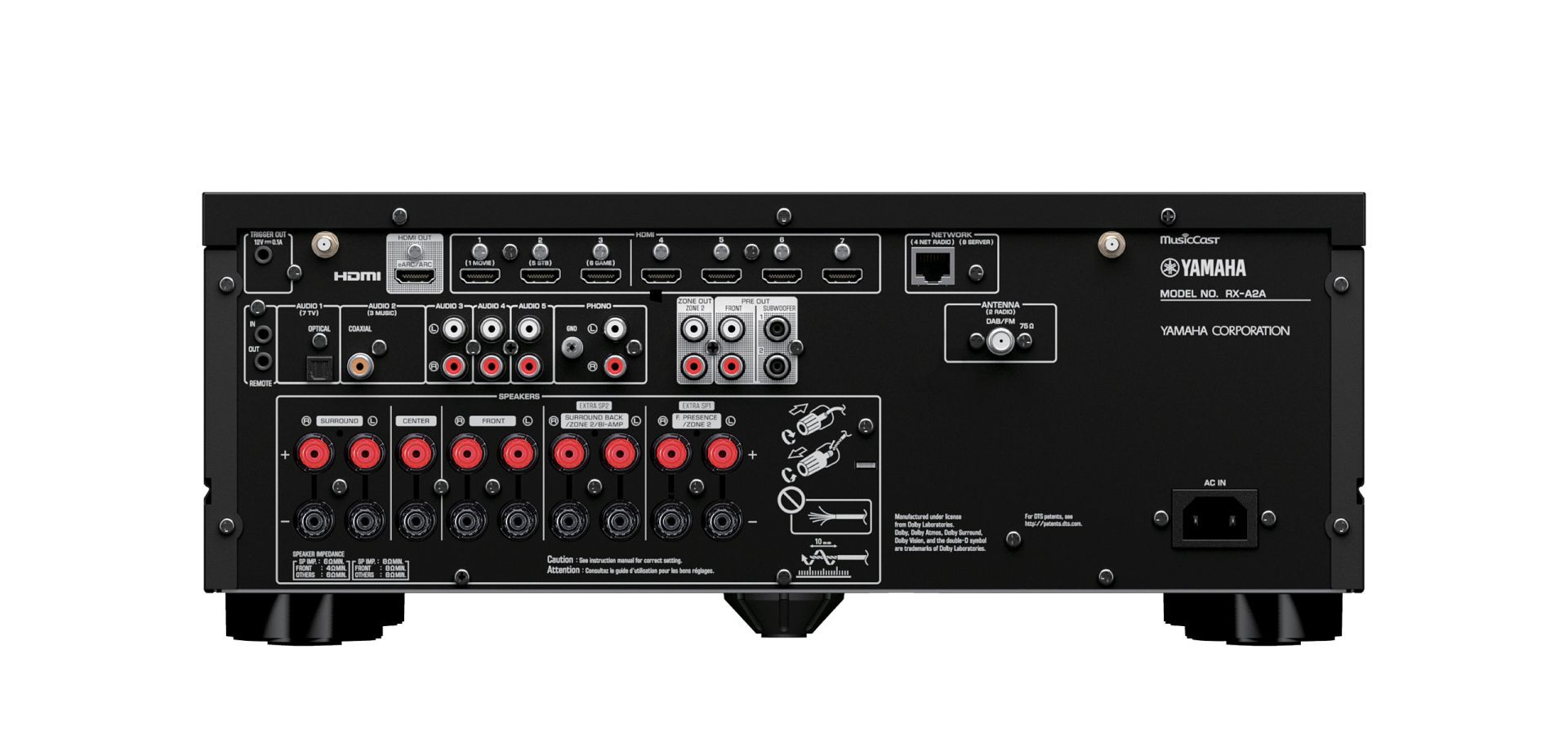 Yamaha RX-A2A Zwart - Image 3