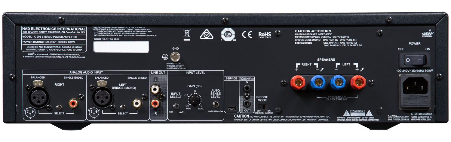 NAD C298 Zwart - Afbeelding 3